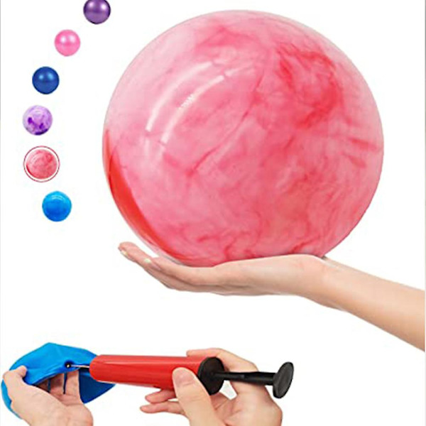 Minigymnastikboll, Pilatesboll, För Fysioterapi, Stretching, Förbättrar Balansen Cloud Red 25CM