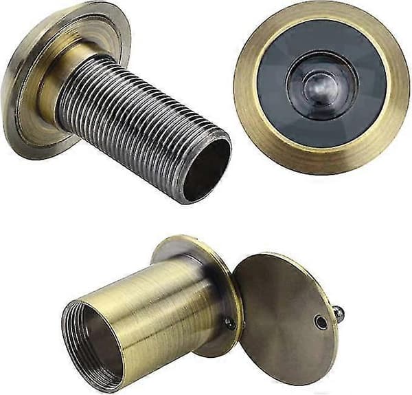 Rustfrit stål dørkigger - 14 mm dørkigger til montering i 35-55 mm dørblade i en bred vinkel på 220 Jskee