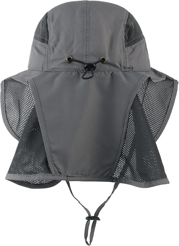 1 stk Safari Hat/Cap Solhat til Kvinder Mænd UV Beskyttelse med