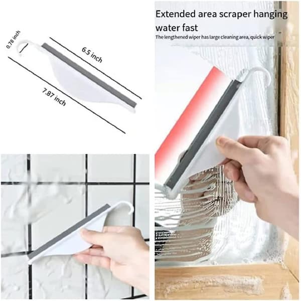 Dusj-squeegee, Badsqueegee, 3 stk Silikon Squeegee, Dusj Speil Glass Squeegee, Dusj Squeegee Glass Bad Squeegees, Silikon Squeegee