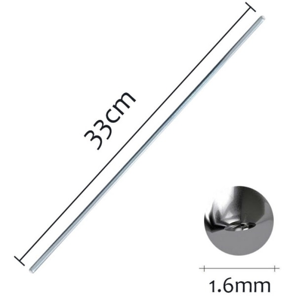 20 stk. 16mm lavtemperatur let aluminium svejsestang