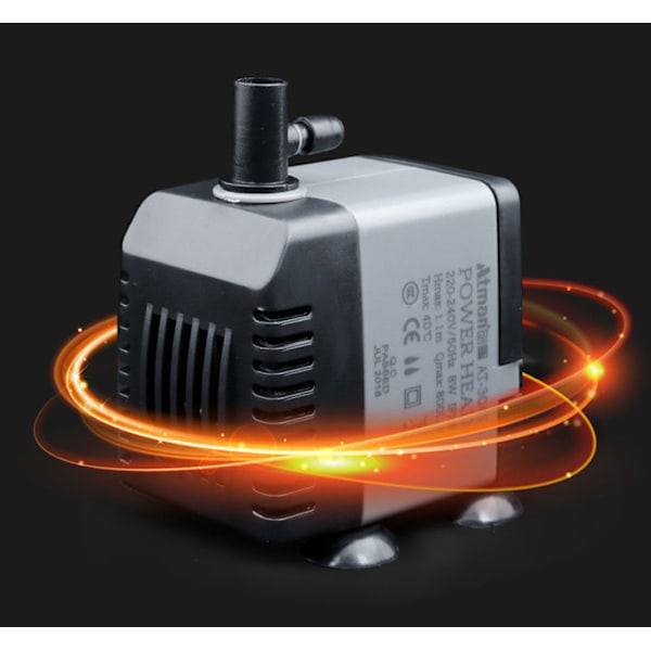 Uppopainepumppu, pieni ultraäänetön ja vedenvaihtokierto pumppu (AT-103S,11W),
