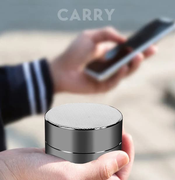 Alloy Bluetooth-højttaler, bærbar mini-højttaler (pink)