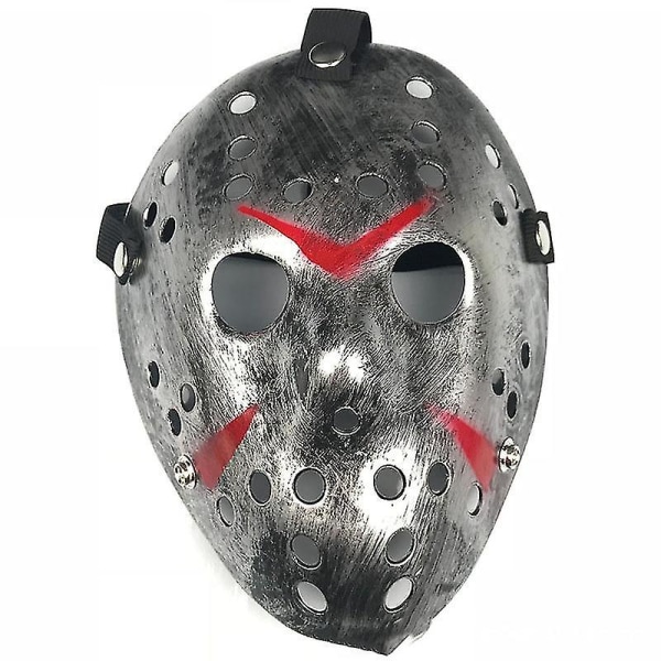 Betterlifefg - Halloween Jason-naamio Cosplay Freddy vs. Jason Teema Hopea Naamio