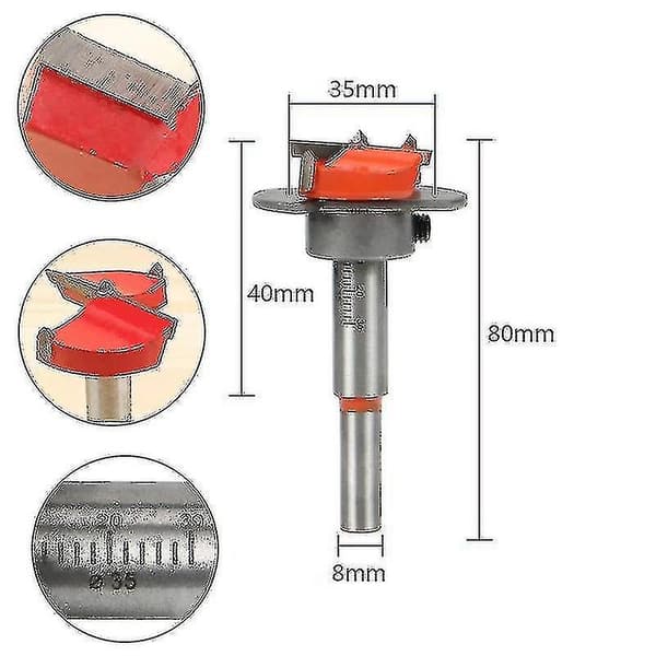 35mm Hålborrguide för Gångjärn - Skåpdörr Ac