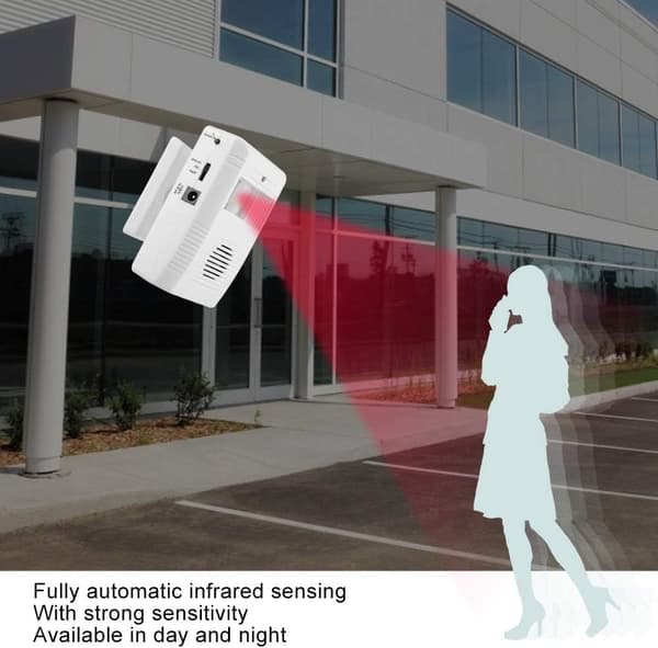 Oberoende välkomstsensor, dörrklocka, rörelsesensor, dörrklocka