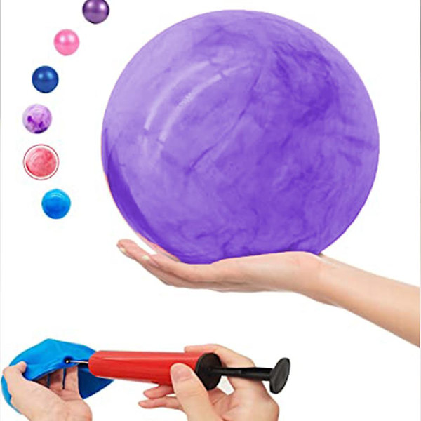 Minigymnastikboll, Pilatesboll, För Fysioterapi, Stretching, Förbättrar Balansen Cloud Purple 25CM