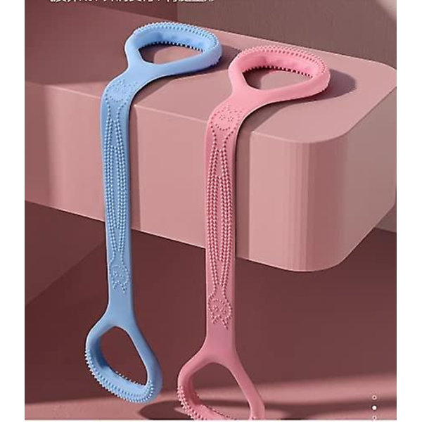 Elastisk snor til rygtræning (pink)