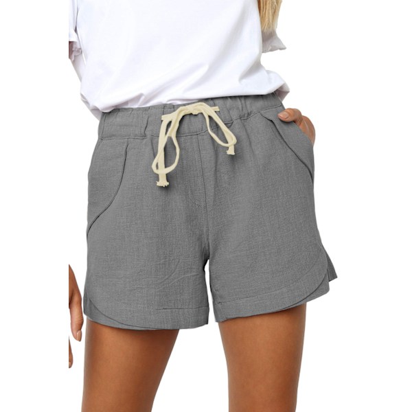 Damshorts i boxarstil, avslappnade, sommar 2023 Dark Gray 4XL