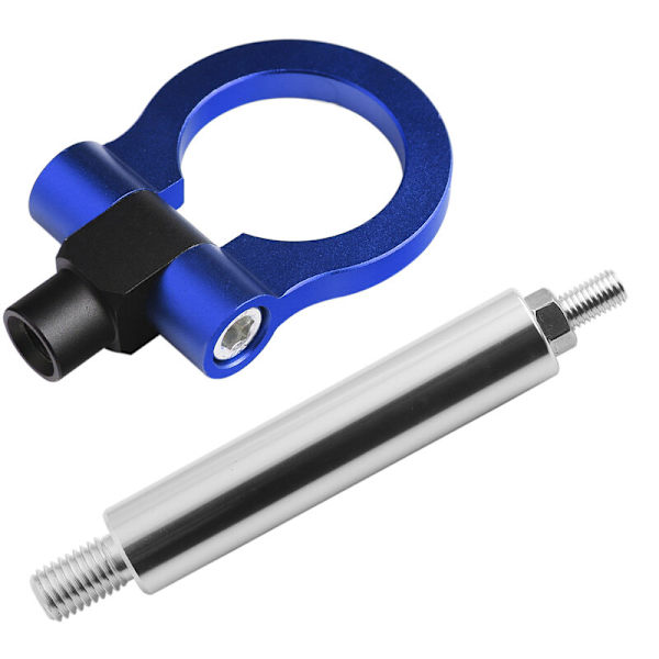 Dekorativ Tilhenger Ring for Slepehake, Metall Slepehake, Chevrolet, Camaro (Blå Ring + Stang)
