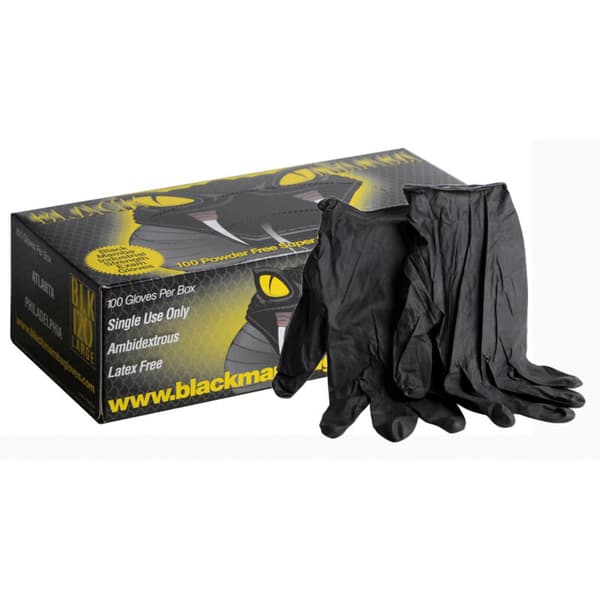 Black Mamba Nitrilhandskar - Förpackning med 100 - Storlek XL - 9/10