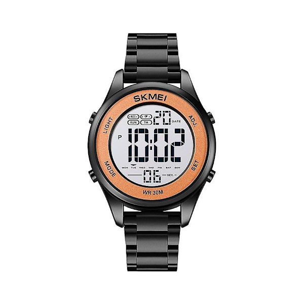 Herrar Mode Utomhus Sport Multifunktion Alarm 5 Bar Vattentät Digital Klocka 1849
