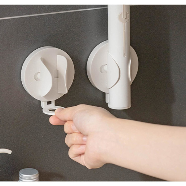 Automatisk Elektrisk Tandborsthållare 2-pack Väggmonterad Limmad Tandborsthållare Elektrisk Tandborste Gravitetshållare Väggmonterad Tandborsthållare Nej