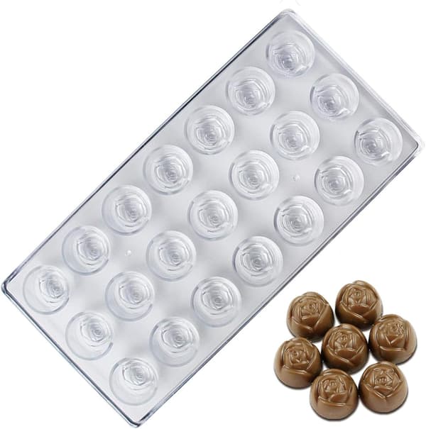 1 stk 3D Form Polykarbonat Mold Bakstverktøy Sjokoladeform