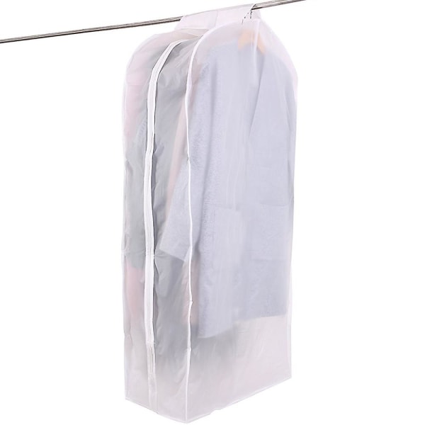 P Kleshengende plaggdeksel Plaggpose pustende i skapskap, 43,31&quot; Klar garderobe Klær Oppbevaringsbeskyttere Støvtett hengende veske