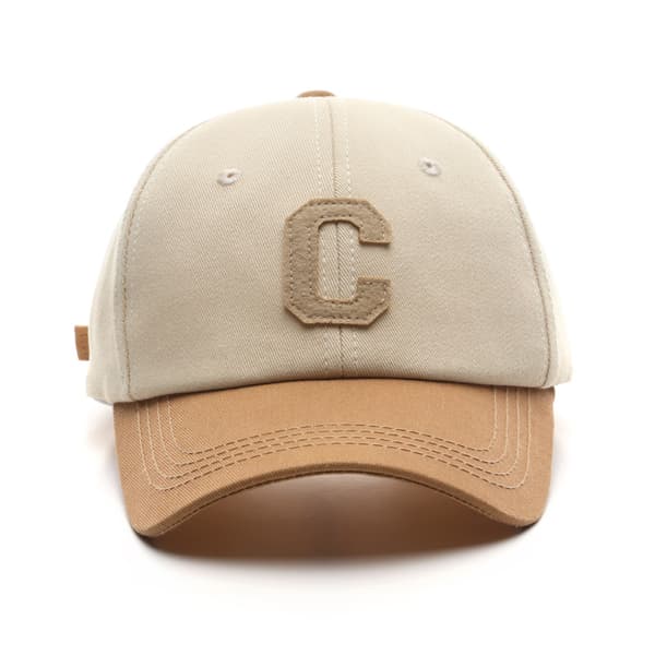 1 stk. Mode retro enkel bogstavs patch patchwork baseball kasket