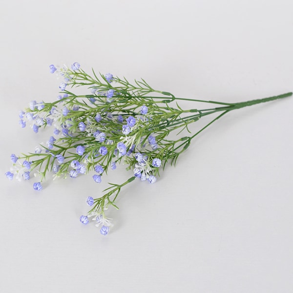 3 st blå dekorativa blommor simulering blomma,
