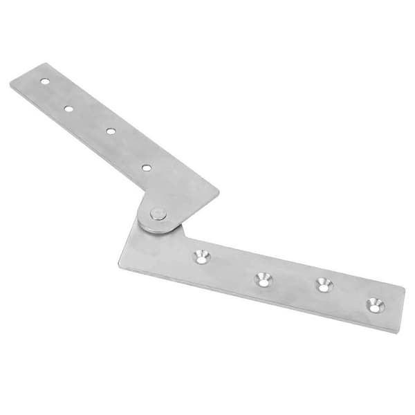 2 stk. rustfrit stål hængsel 180 graders rotationsdør akselhængsel møbelhardware tilbehør