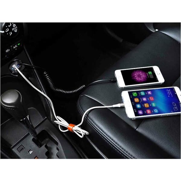 Biloplader og Micro-USB-kabel til Samsung Galaxy S7 S6 Edge A10 A7(2018), Huawei, LG G6, HTC, Motorola