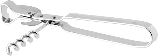 1 multifunktionell rödvinflaskaöppnare, silver