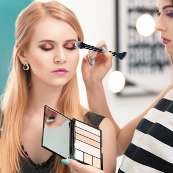 Makeupbørste til Foundation & Concealer, Skaber en Airbrushed Finish