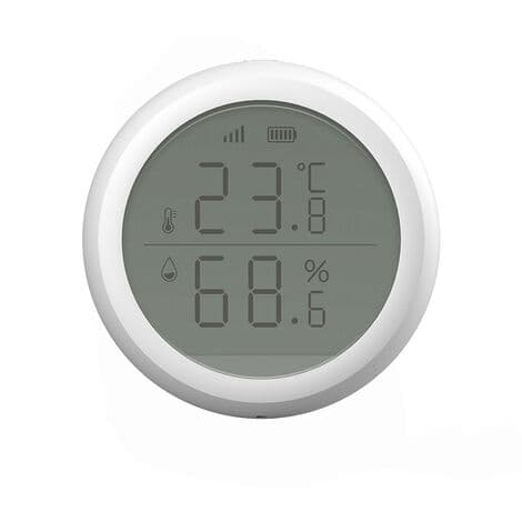 Tuya WiFi Trådløs Temperatursensor, Smart Hjem Hygrometer Termometer, Trådløs Temperatur Fuktighetssensor, Hjem Automatisering