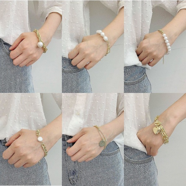 Armband Pearl Fashion Smycken B2451 S2003-01