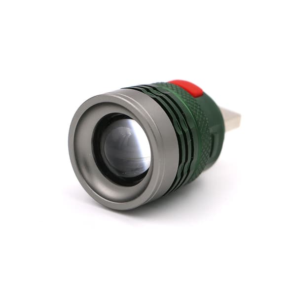 1 stk LED-belysning USB-hode mini fylllys aluminiumlegering