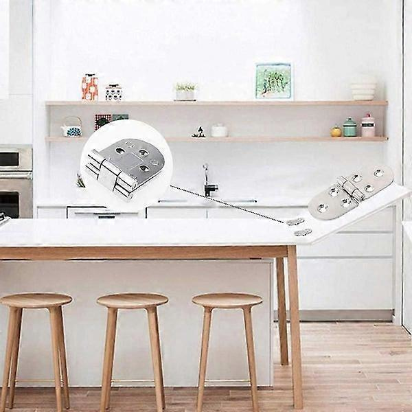 Sammenleggbare bordhengsler: Flat sammenleggbare koblinger i sinklegering