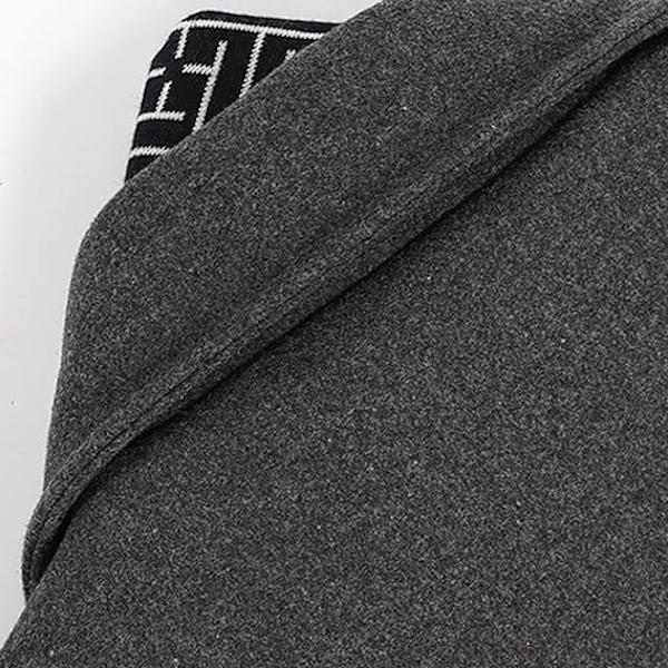 Herrar ullrock medellång grå och bomull XL gray XL