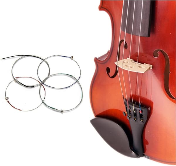 4 st Universal Violinsträngar Klassisk Silver Stränginstrument