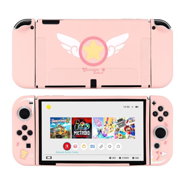 Beskyttende etui til Nintendo Switch OLED, slankt hårdt cover, blødt