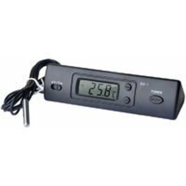 Mini digital elektronisk biltermometer, innendørs/utendørs multifunksjonstermometer