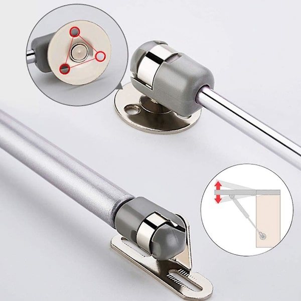 4 st Gasfjädrar 100N Hydrauliska gångjärn Gasfjädrar Gasfjäder Hydrauliska möbler Luftfjäder Kökshydraulik för lyftdörr Skåp Köksmöbler