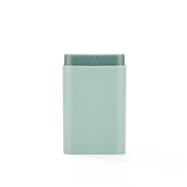 Bärbar medicinförseglad låda, förvaringslåda med uppdelat resefack, mini bärbar 7-dagars förvaringspillerbox (grön),
