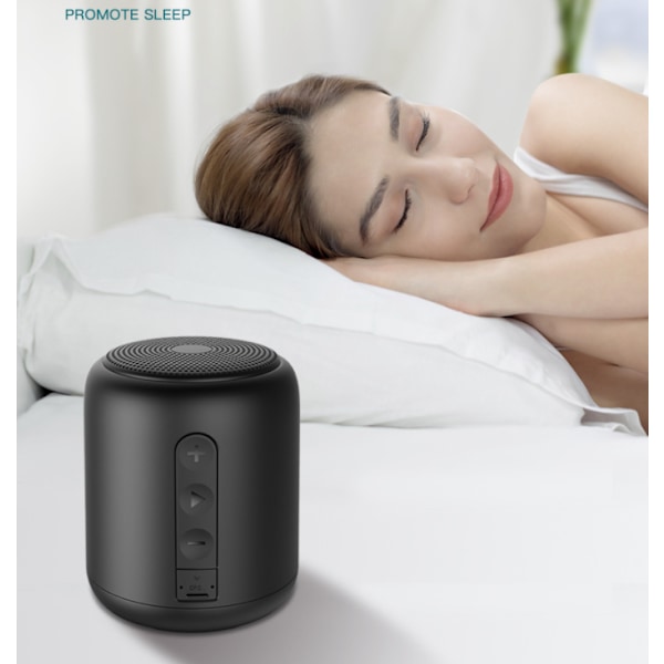 Trådløs kreativ lyd, mini bærbar subwoofer Bluetooth-høyttalerbrett (svart)