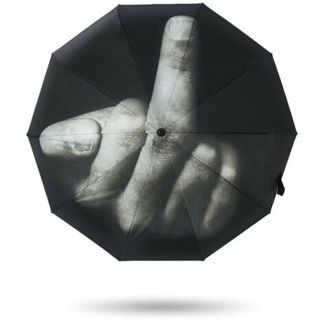 Sort Nyhed Langfinger Design Cool Mode Paraply