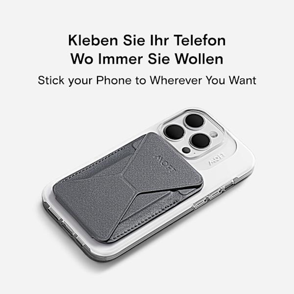 e Premier Magnetisk Klips-på Stativ og Pung til iPhone 12