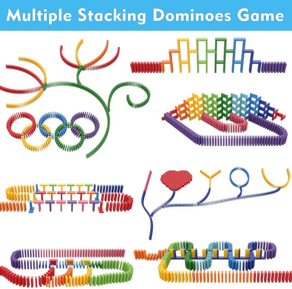 120 st Trä Domino Set Klassisk Leksak Brickset Utforskningsspel