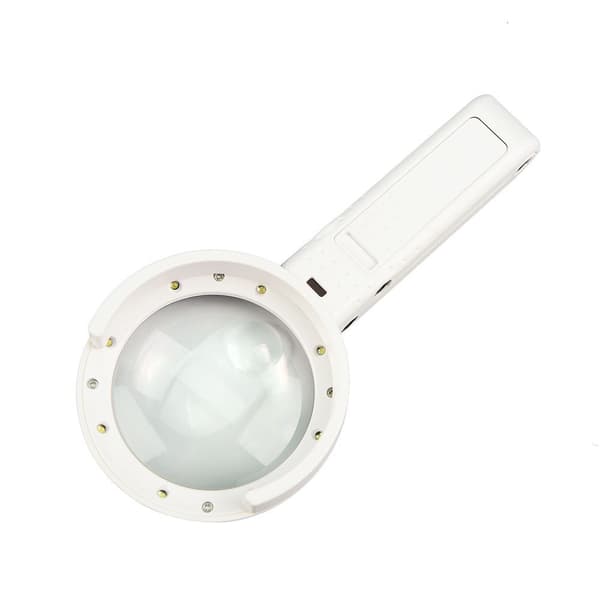 Stor Lup med LED-lys Foldbar Lup Stand Læsebord