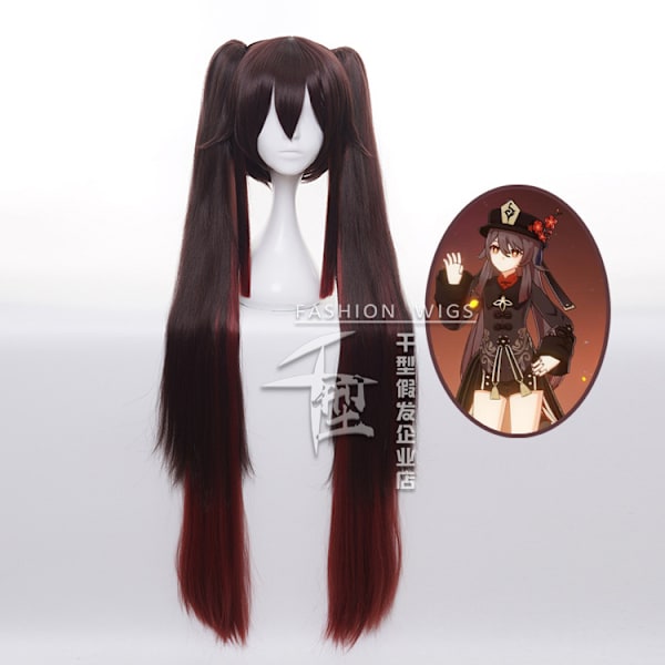Genshin Impact Valnøtt cosplay-parykk Walnut