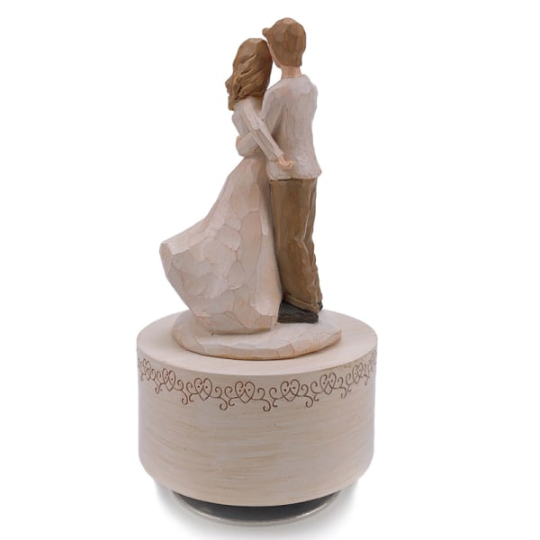 Long time lovers love rotating music box 70mm*140mm