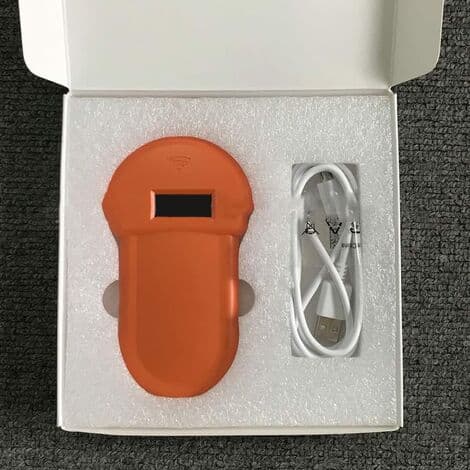 134,2 kHz Mikrochip-Scanner til kæledyr Mikrochip-Scanner Lavfrekvens Digital Scanner til Kat og Hund Show