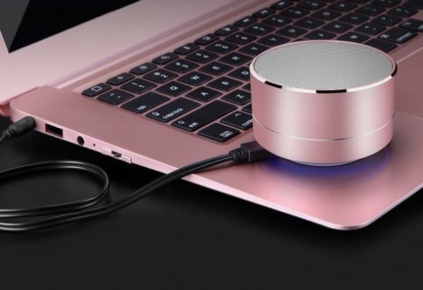 Langaton Bluetooth-kaiutin, minikaiutin (sininen)