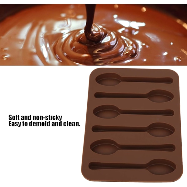 1 stk. kage chokolade mo, non-stick skeform DIY bageform