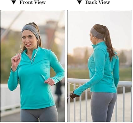 Elastiska Hårband, 6-pack Dam Hårband, Yoga Hårband