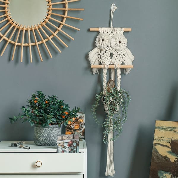 Nordisk håndvevd tau-pendant 85*20cm