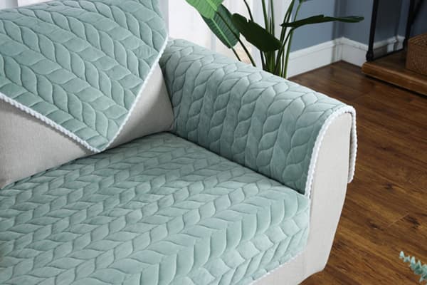 Moderne minimalistisk sofapute, komfortabel myk sofaputetrekk (Grønn, 90*90)