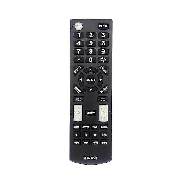 Ersättningsfjärrkontroll för Insignia NS-RC4NA-18 TV, NSRC4NA18 NS-19D220NA16