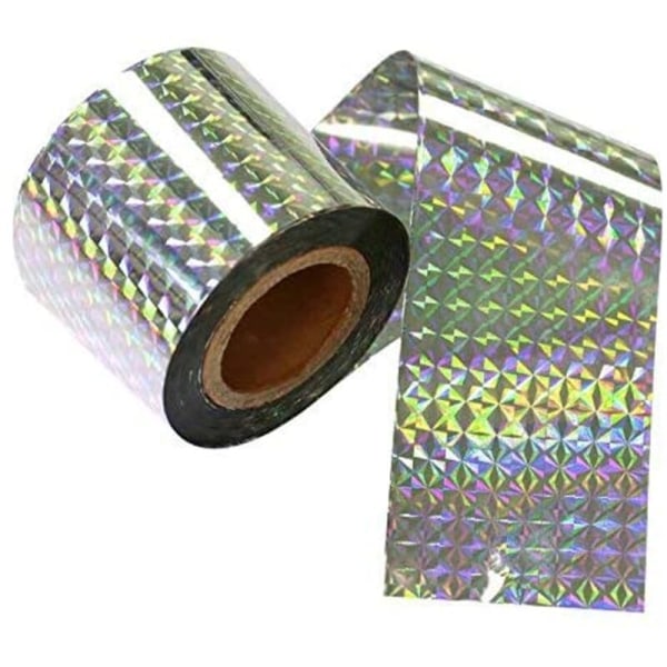 Repellent Tape 4.8cm*80M Anti Pigeon Bird Scarer Double Sided Bird Repellent Holographic Shiny Bird Repellent Tape for S